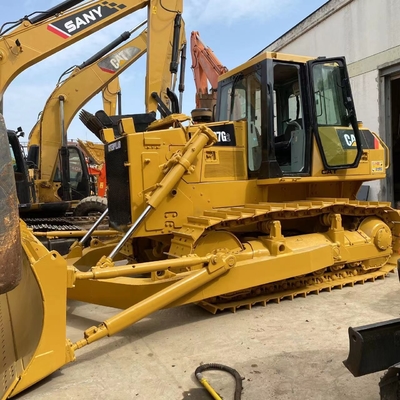 Buldozer amarelo usado Caterpillar D7G2 com outra capacidade de balde em promoção