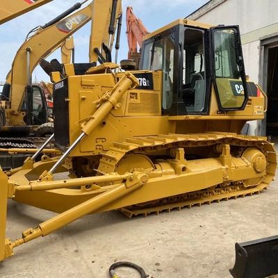 Buldozer amarelo usado Caterpillar D7G2 com outra capacidade de balde em promoção