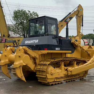 Shantui SD22 Pequena Bulldozer Usada 220 Terra Seca Bulldozer com cilindro hidráulico
