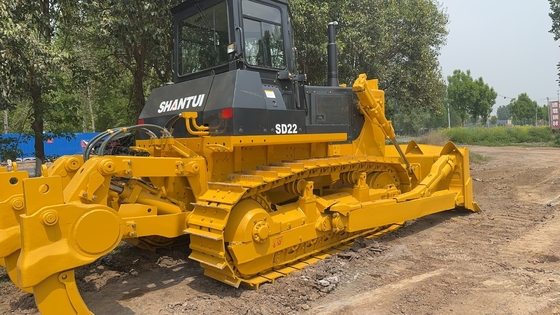Shantui SD22 Pequena Bulldozer Usada 220 Terra Seca Bulldozer com cilindro hidráulico