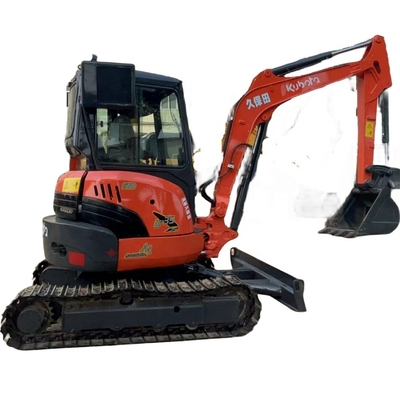 Excavadora hidráulica Kubota U35 de segunda mão com design de rastreador e baixas horas de trabalho