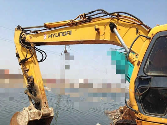 Excavadora Hyundai 220LC-5 usada com vantagens originais e peso da máquina de 21270 kg