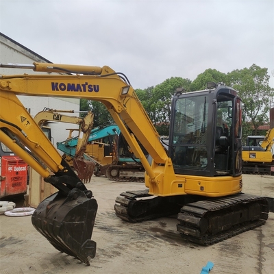 Mini escavadeira japonesa Komatsu PC55MR de 5,5 toneladas de segunda mão com bomba hidráulica original