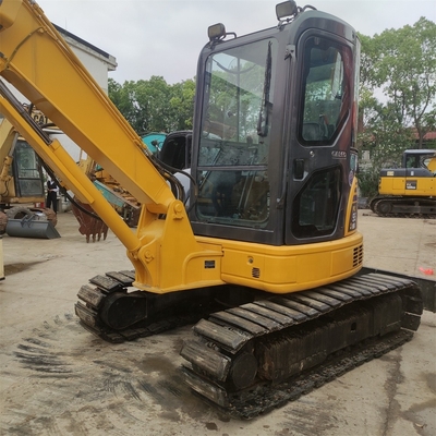 Mini escavadeira japonesa Komatsu PC55MR de 5,5 toneladas de segunda mão com bomba hidráulica original