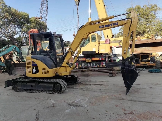 Horários de trabalho baixos Japão Komatsu PC50 Mini Excavator em excelente estado