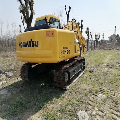 90% Japão Excavadora original Komatsu PC120 com motor original e cilindro hidráulico