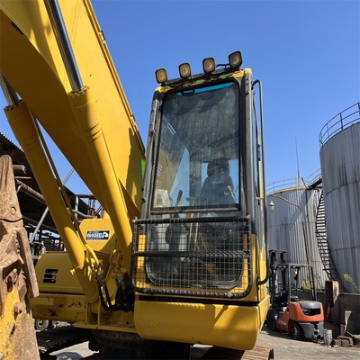 Excavadora de escavadeira de rastreador hidráulico Komatsu PC200 usada com poucas horas de trabalho 0-2000
