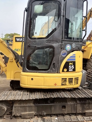 Melhor escavadeira de 5 toneladas Komatsu PC55 com 0-2000 horas de trabalho e bomba hidráulica