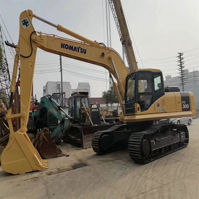 90% Komatsu PC300 Excavator no Japão Usado Excavadora Hidráulica Crawler com 1.4m3 Balde