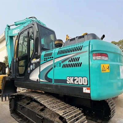 Kobelco SK200-8 de segunda mão Escavação de 20 toneladas Máquinas de construção de rastreamento Usadas no Japão