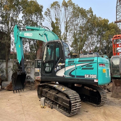 Kobelco SK200-8 de segunda mão Escavação de 20 toneladas Máquinas de construção de rastreamento Usadas no Japão