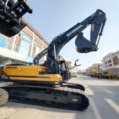 Excavadora de 22 toneladas HX220L com válvula hidráulica original e 0-2000 horas de trabalho