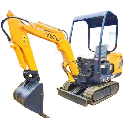 Perfeito estado YUCHAI YC20-8 mini escavadeira 2 toneladas para 2023