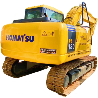 KOMATSU Motor 13T Excavadora de rastreamento Komatsu PC130-7 Excavadora usada no Japão