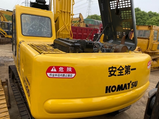 Excavadora usada Komatsu PC200-6 com sistema hidráulico avançado 19400 KG Peso da máquina