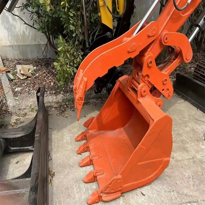 Mini-excavadora usada de 6 toneladas com 95% Japão Hitachi ZX65UR e Outro cilindro hidráulico