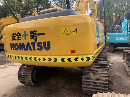 Excavadora Komatsu PC200-7 com motor japonês original e sistema hidráulico avançado