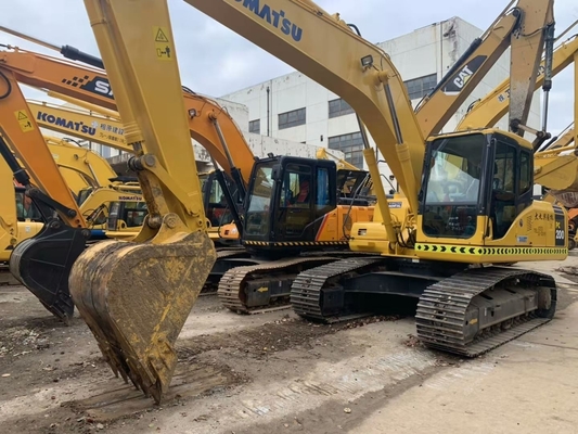 Excavadora Komatsu PC200-7 com motor japonês original e sistema hidráulico avançado