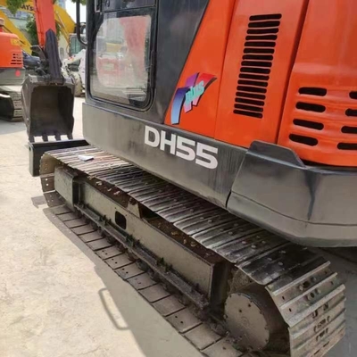 Excavadora hidráulica do tipo de rastreador Doosan DH55 Excavadora usada de bom desempenho
