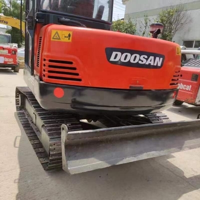 Excavadora hidráulica do tipo de rastreador Doosan DH55 Excavadora usada de bom desempenho