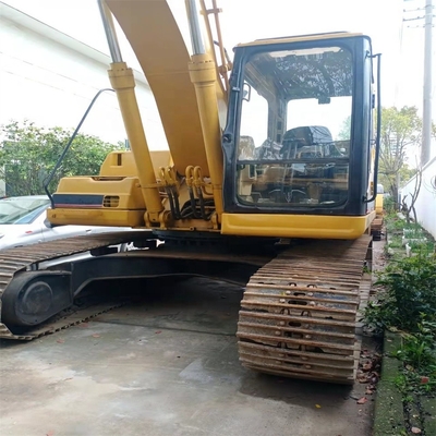 Máquinas de moagem de terra de segunda mão Cat 320B Excavadora Caterpillar com cor original