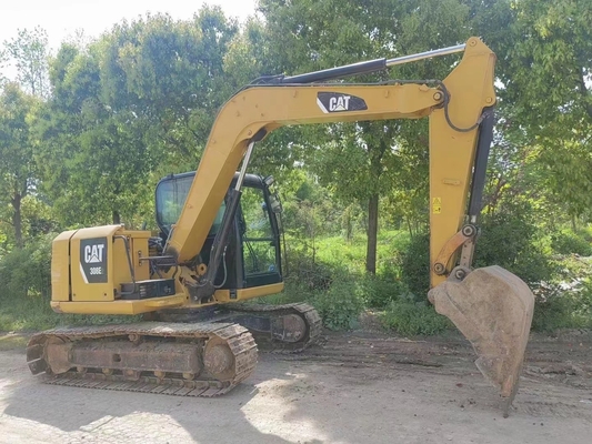 Ano 2022 Excavadora de rastreamento Cat308E2 usada 8 toneladas de peso operacional para construção