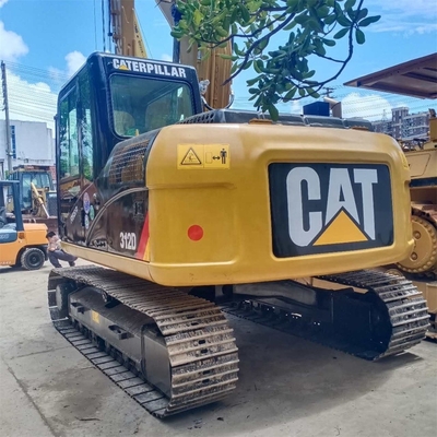 Excavadora Caterpillar 312D Crawler de 12 toneladas de tamanho médio do Japão