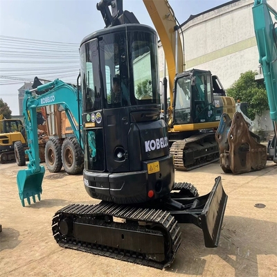 Em bom estado Kobelco SK35 escavadeira hidráulica com 3,5 toneladas de peso operacional