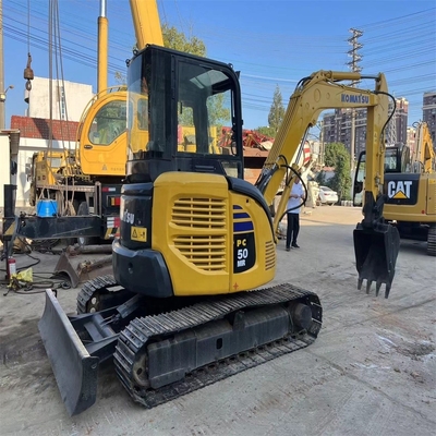 Vantagens Eficiência de trabalho elevada Capacidade de balde 0,3m3 Excavadora Komatsu PC50 usada