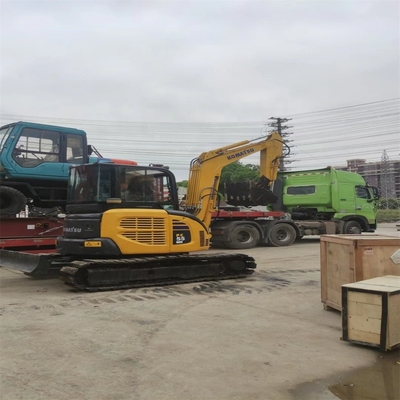 KOMATSU PC55MR Excavadora de rastreamento com motor original do Japão e outra bomba hidráulica