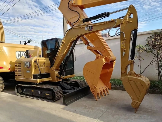 Excavadora miniatura original CAT 306E2 de 6 toneladas, com poucas horas de trabalho