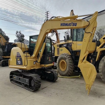 Japão Made Komatsu Excavator Usado 7 Ton Komatsu PC70 Excavator Machine Peso 7000 KG
