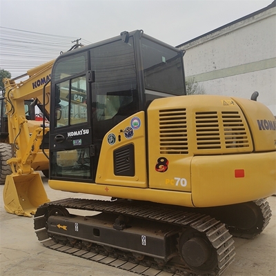 Alta Eficiência de Trabalho 7 toneladas Komatsu PC70 Excavator 99% 2023 Original Japão para o seu