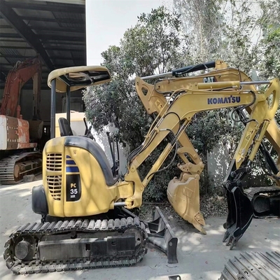 Cor original Usado KOMATSU PC35 Excavadora de rastreador Multi Função 3500 KG Alta Qualidade