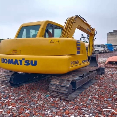 Excavadora Komatsu PC60 usada com bom sistema hidráulico e motor original do Japão