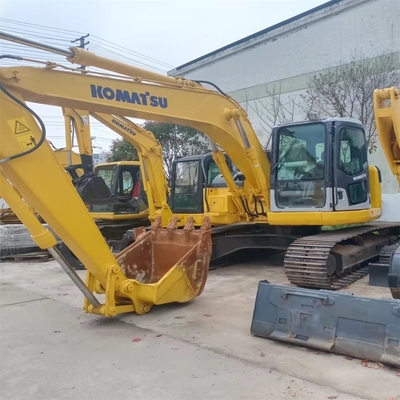 Excavadora usada Komatsu PC128US em excelente estado cor original para construção