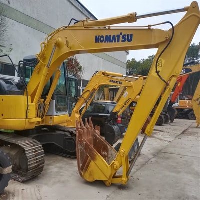 Excavadora usada Komatsu PC128US em excelente estado cor original para construção