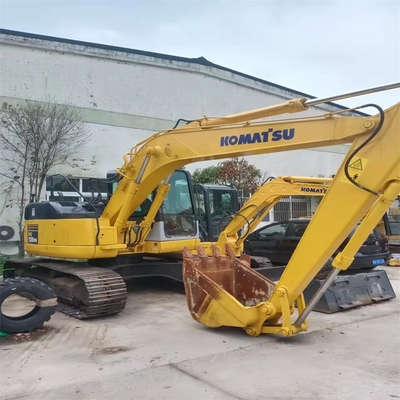 Excavadora usada Komatsu PC128US em excelente estado cor original para construção