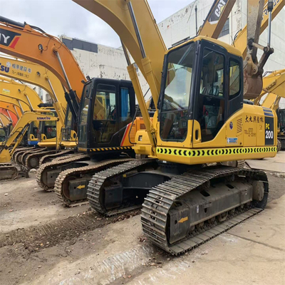 20 toneladas Komatsu PC200 Excavadora hidráulica média usada
