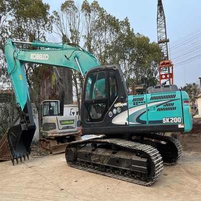 Equipamento de construção de rastreamento de rastreador Kobelco SK200-8 Escavação com 0-2000 horas de trabalho