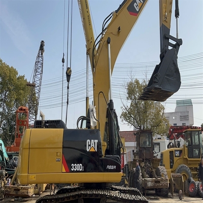 Excavadora Caterpillar usada CAT 330d2 com capacidade de balde de 1,1 m3 e baixas horas de trabalho