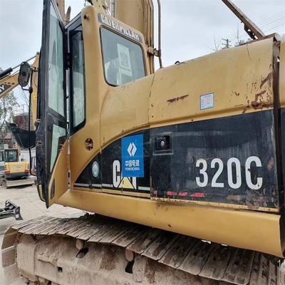 Excelentes condições de trabalho Excavadora usada Caterpillar 320C com motor CAT original