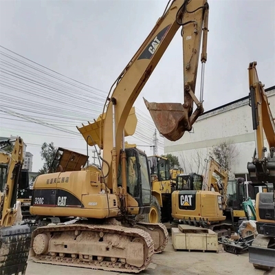 Excelentes condições de trabalho Excavadora usada Caterpillar 320C com motor CAT original
