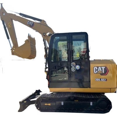 CAT 305.5E2 Excavadora em Caterpillar 34kw Excavadora de rastreamento usada 0-2000 Horas de trabalho