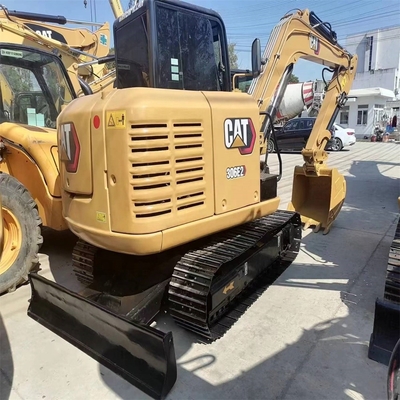 Pequena escavadeira usada de 6 toneladas CAT 306E2 Excavadora hidráulica de rastreamento Peso operacional 6 toneladas