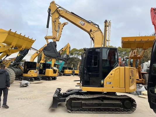 CAT 307.5 Mini escavadeira de 7,5 toneladas do Japão com sistema hidráulico e 36 kW de potência