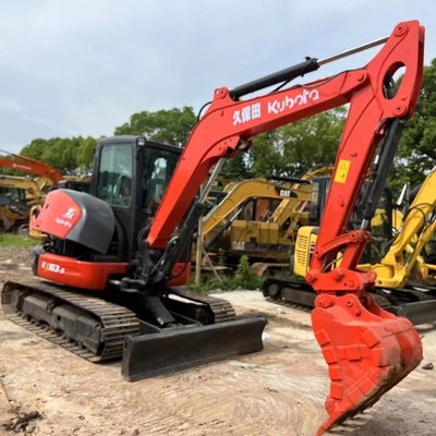 Japão Original KUBOTA KX163 Mini Excavator 6ton Crawler Máquina de Construção em estoque