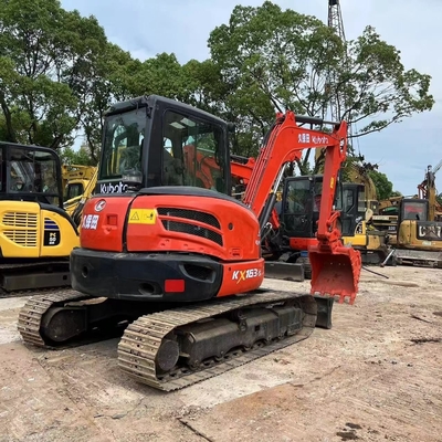 Japão Original KUBOTA KX163 Mini Excavator 6ton Crawler Máquina de Construção em estoque