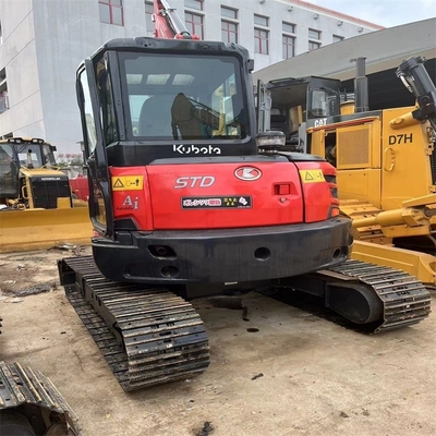 Cor Original Usada Máquina de Escavação Mini Kubota KX163 6 toneladas Excavadora Japonesa Usada