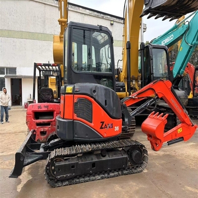 Capacidade de balde 0,15m3 Hitachi Excavatora usada ZX35 Excavadora em excelente estado